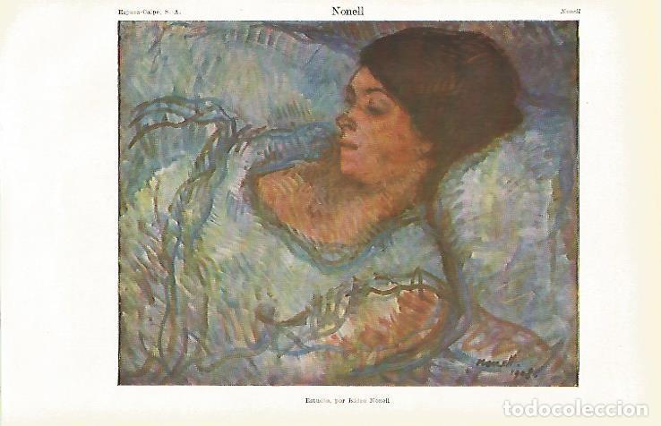 Postkarten: LAMINA ESPASA 20227: Estudio por Isidro Nonell - Varios