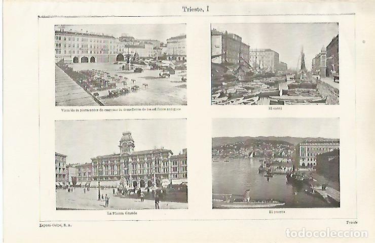Cartoline: LAMINA ESPASA 20413: Trieste Italia - Varios