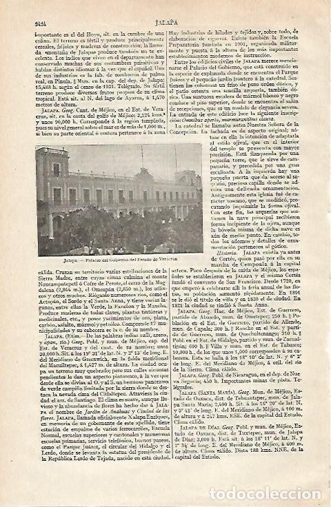 Postais: LAMINA ESPASA 20940: Palacio del Gobierno en Veracruz - Varios