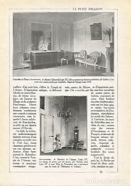 Postales: LAMINA 3725: VERSALLES. DORMITORIO DE MARIA ANTONIETA - Varios