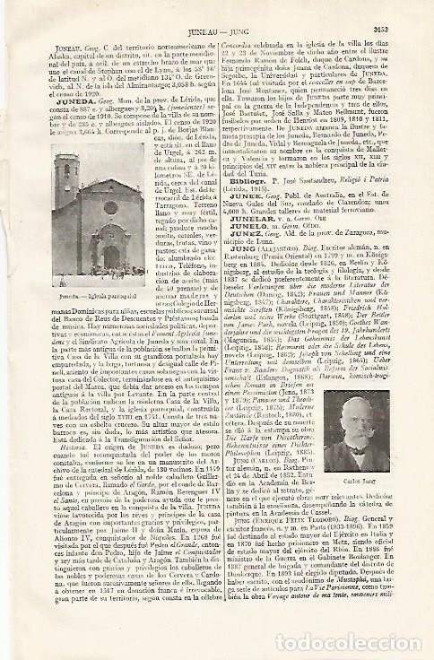 Postkarten: LAMINA ESPASA 21118: Iglesia de Juneda Lleida - Varios