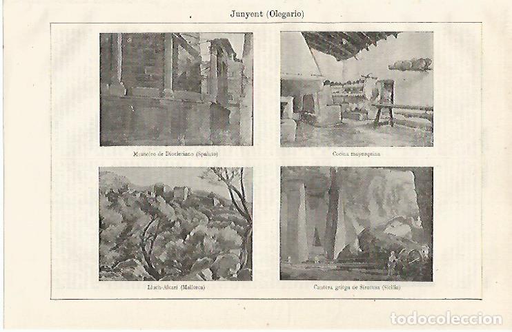 Postkarten: LAMINA ESPASA 21125: Pinturas de Oleguer Junyent - Varios