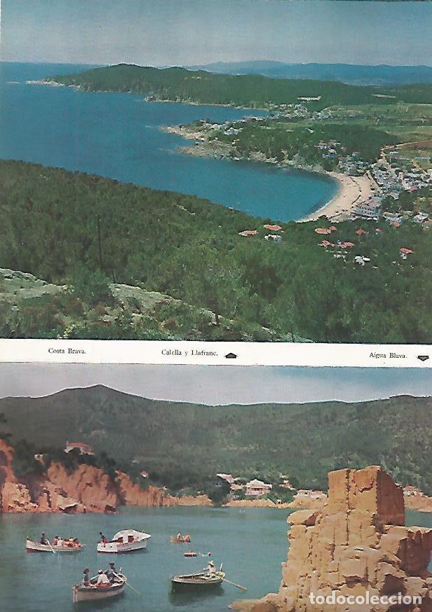 Postales: LAMINA 4937: LLAFRANC Y AIGUABLAVA (GIRONA) - Jaime Ministral Masia