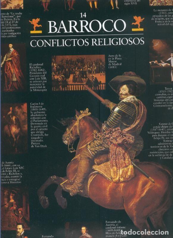 Postcards: Escenarios de la historia numero 14: Barroco, conflictos religiosos - varios