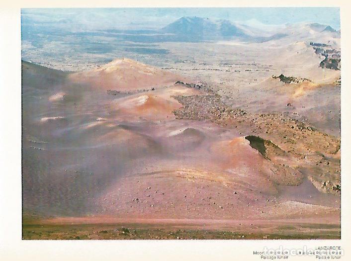 Postais: LAMINA 1708: LANZAROTE. Paisaje lunar - VVAA