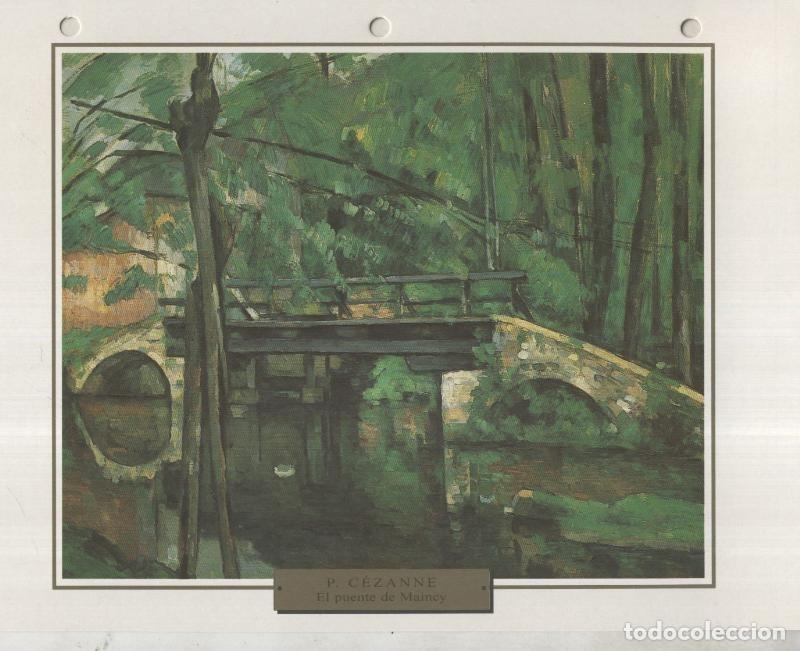 Cartoline: Lamina 22: Paul Cezanne: El puente de Maincy - Varios