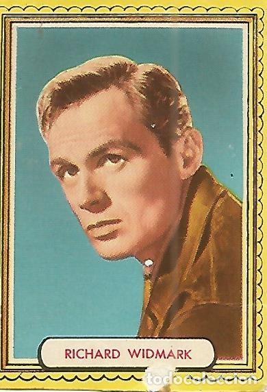 Postais: CROMO ALBUM FAMOSAS ESTRELLAS DE LA PANTALLA 058: RICHARD WIDMARK - Varios