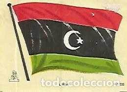 Postcards: CROMO COLECCION UNIVERSAL 1984: BANDERA LIBIA. Numero 235 - Varios