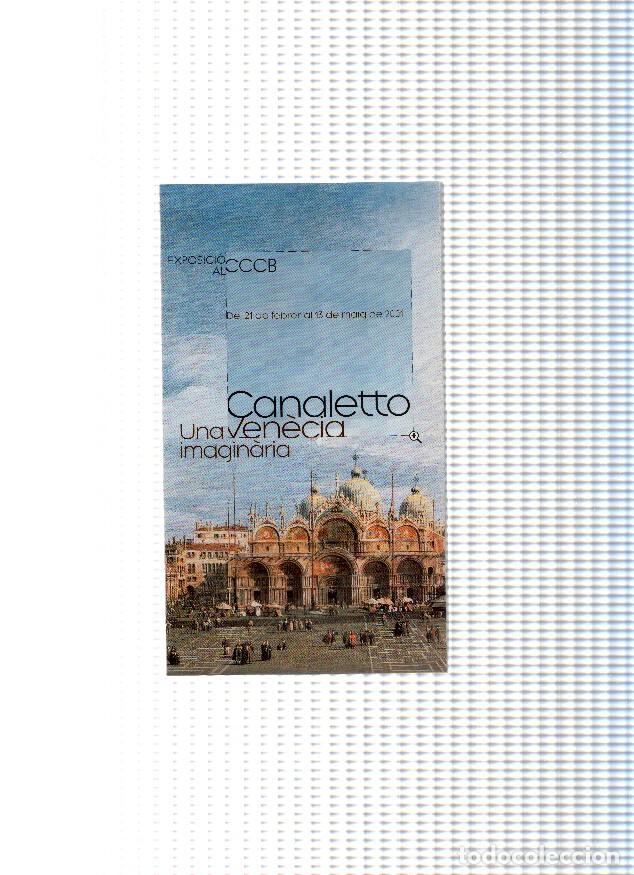 Postkarten: Triptico Exposicion: CANALETTO, Una Venecia Imaginaria - (CCCB Barcelona 21-02 al 13-05 de 2001) - M