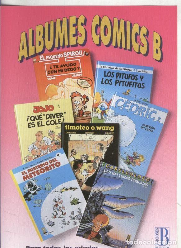 Postcards: Folleto Propaganda Ediciones B: Albumes Comics B - Varios