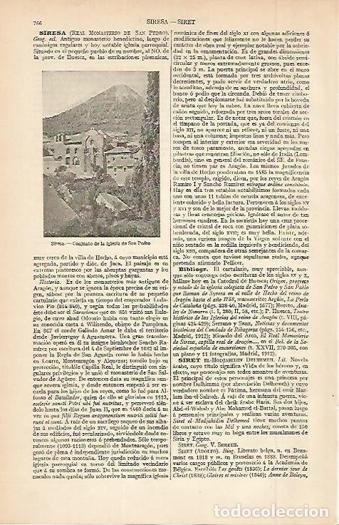 Postkarten: LAMINA ESPASA 2629: Iglesia de San Pedro en Siresa Huesca - Varios Autores