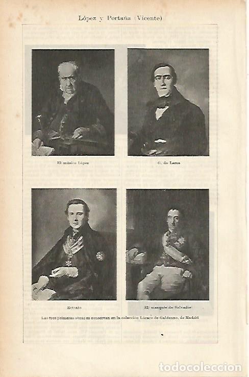 Cartoline: LAMINA ESPASA 1880: Retratos pintados por Lopez y Porta&ntilde;a - Varios Autores