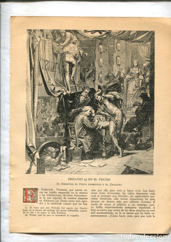 Postales: Fausto de Goethe: Lamina numerada 02 -