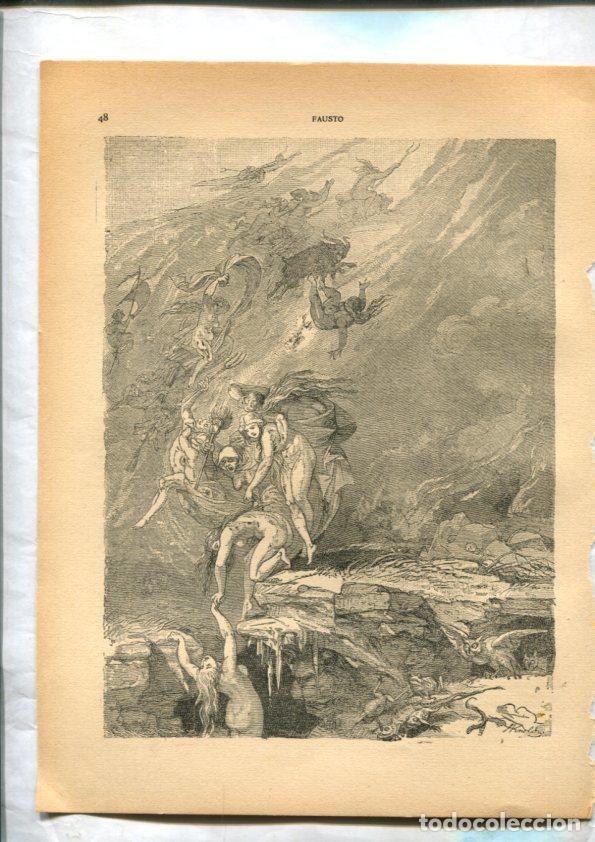 Postales: Fausto de Goethe: Lamina numerada 07 -