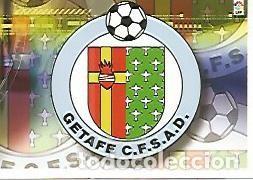 Postais: CROMO ALBUM LIGA DE FUTBOL 2007-2008: Escudo y Check list inicial del Getafe C.F. (no 145) - Varios