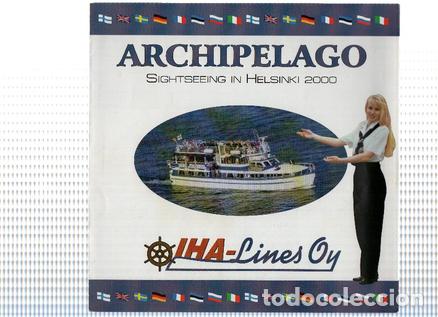 Postais: Triptico Publicitario: IHA-Lines Oy - Archipielago (Tours Nauticos en HELSINKI) - IHA-Lines Oy