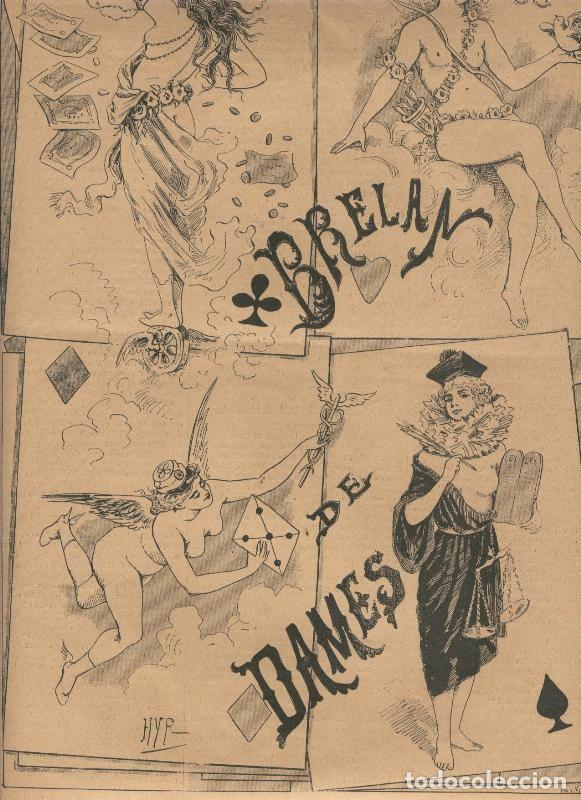 Postais: Lamina numerada 040: Pagina publicacion Gil Blas del 19 janvier 1900, Dessins de Hyp - Varios