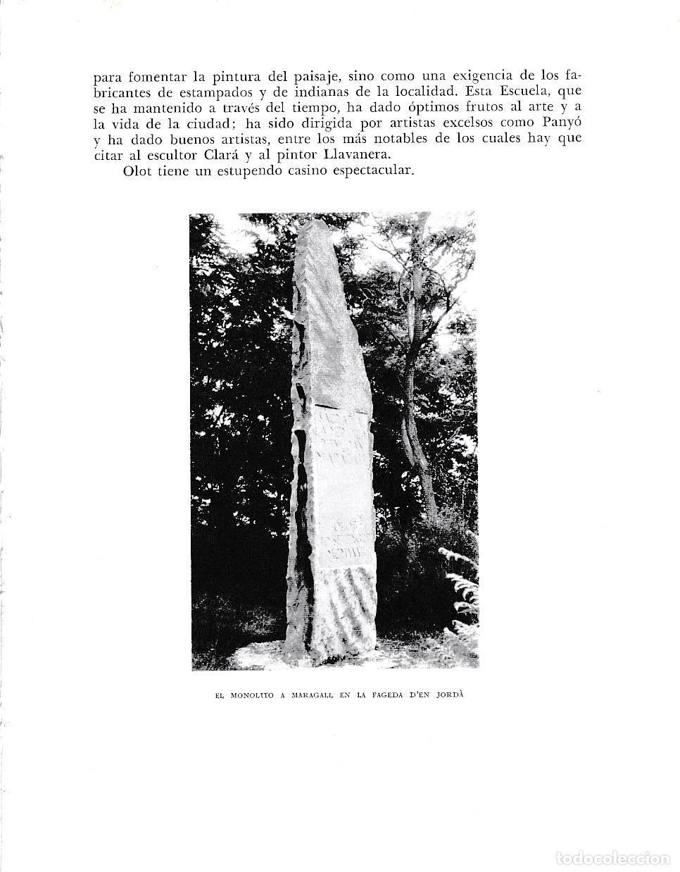 Cartoline: LAMINA 6366: Monolito a Maragall en La Fageda d en Jorda - Jose Pla