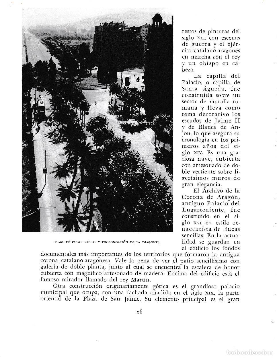 Postais: LAMINA 6326: Plaza de Calvo Sotelo y prolongacion de la Diagonal - Jose Pla