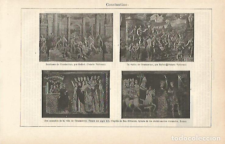 Postkarten: LAMINA ESPASA 14466: Vida de Constantino en Roma - Varios