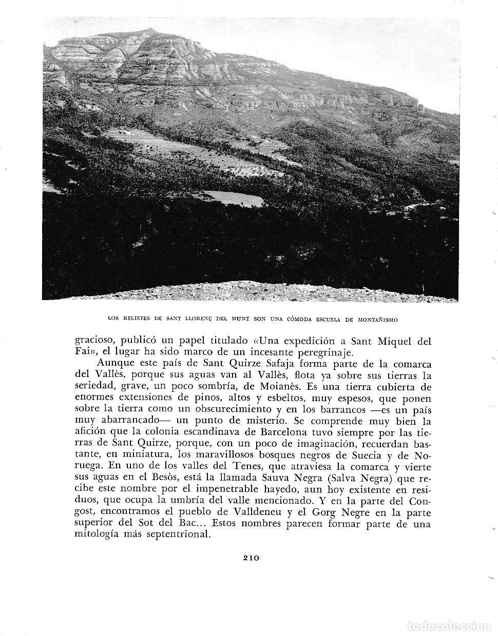 Postales: LAMINA 6405: Sant Lloren&ccedil; del Munt - Jose Pla