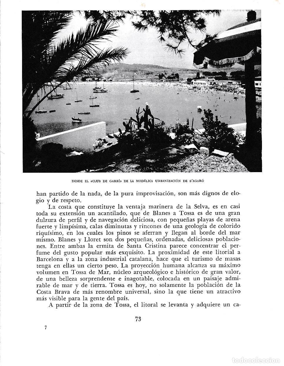 Postcards: LAMINA 6347: Desde el club de Garbi de S Agaro - Jose Pla