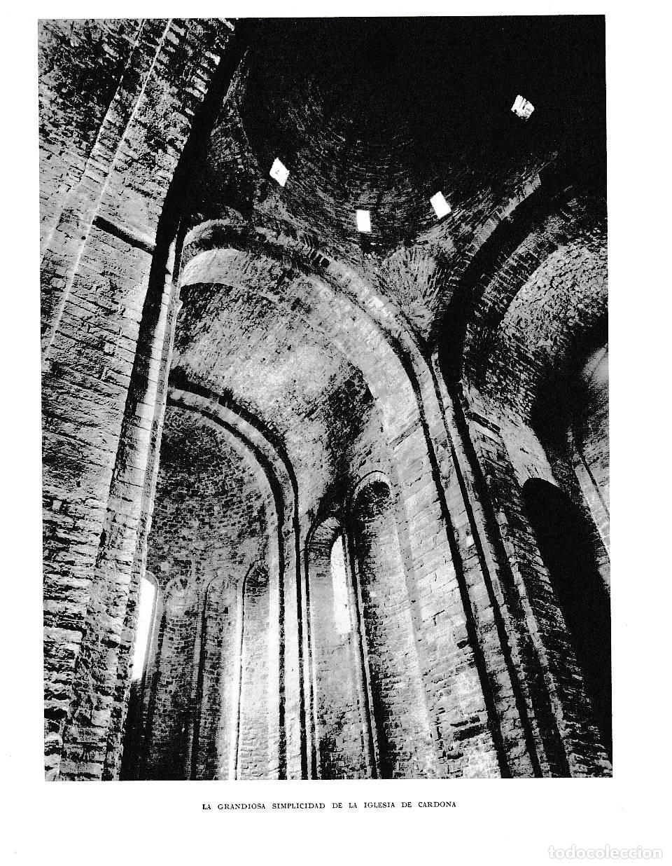 Postkarten: LAMINA 6438: Simplicidad de la iglesia de Cardona - Jose Pla