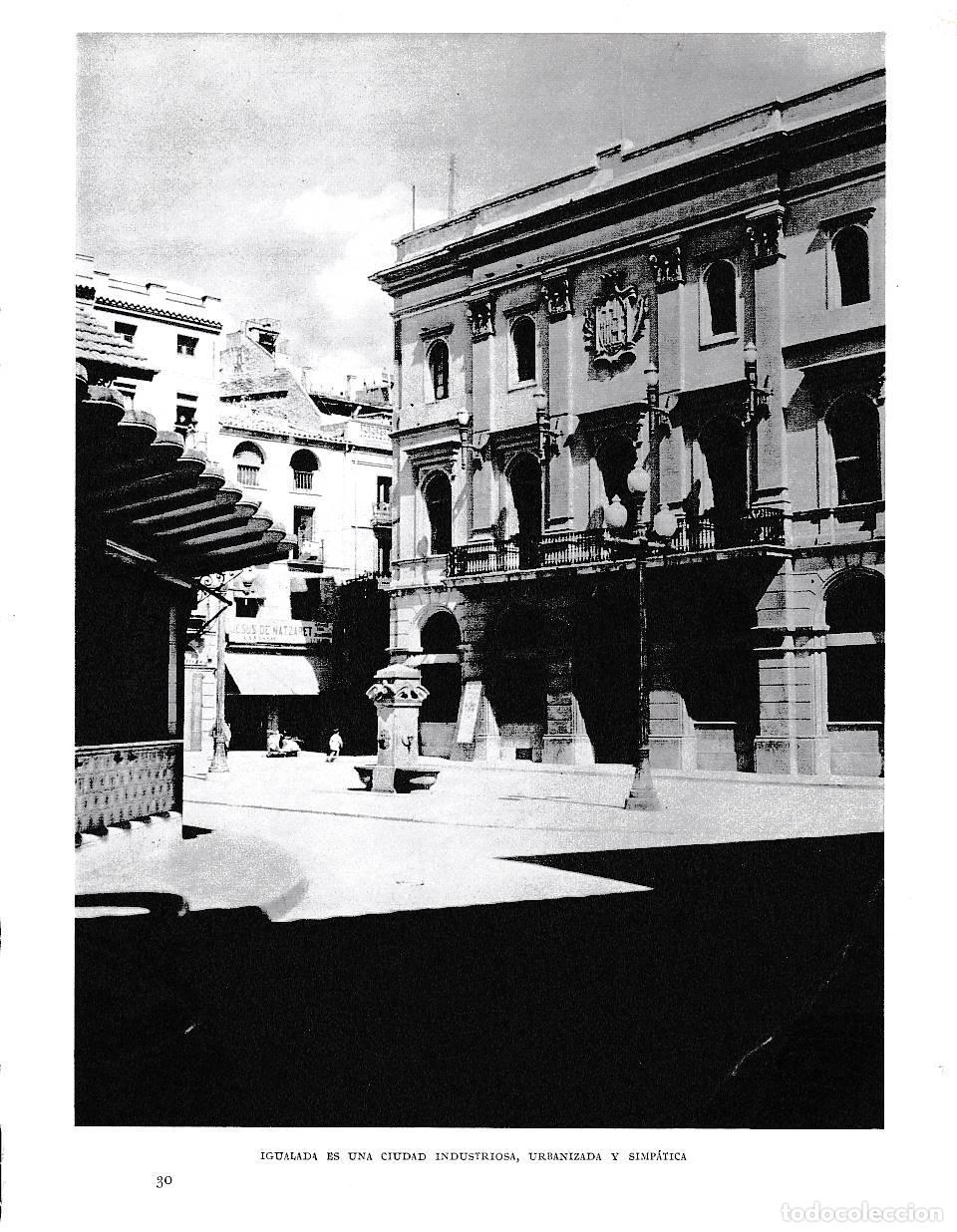 Cartes Postales: LAMINA 6459: Igualada industrial urbanizada y simpatica - Jose Pla