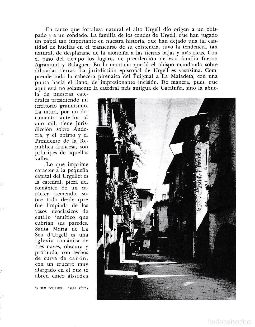 Postkarten: LAMINA 6472: La Seu d Urgell calle tipica - Jose Pla