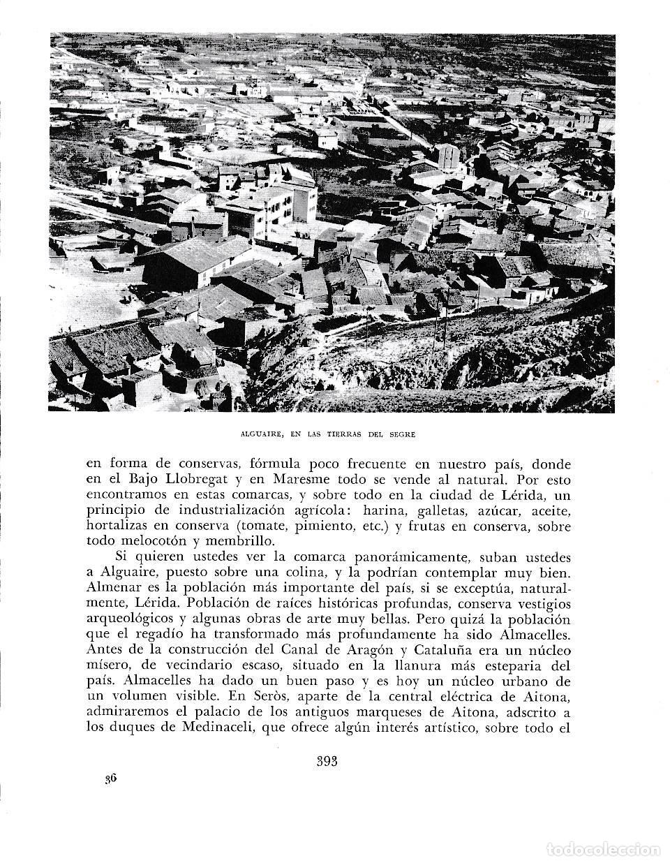Cartoline: LAMINA 6483: Alguaire en las tierras del Segre - Jose Pla