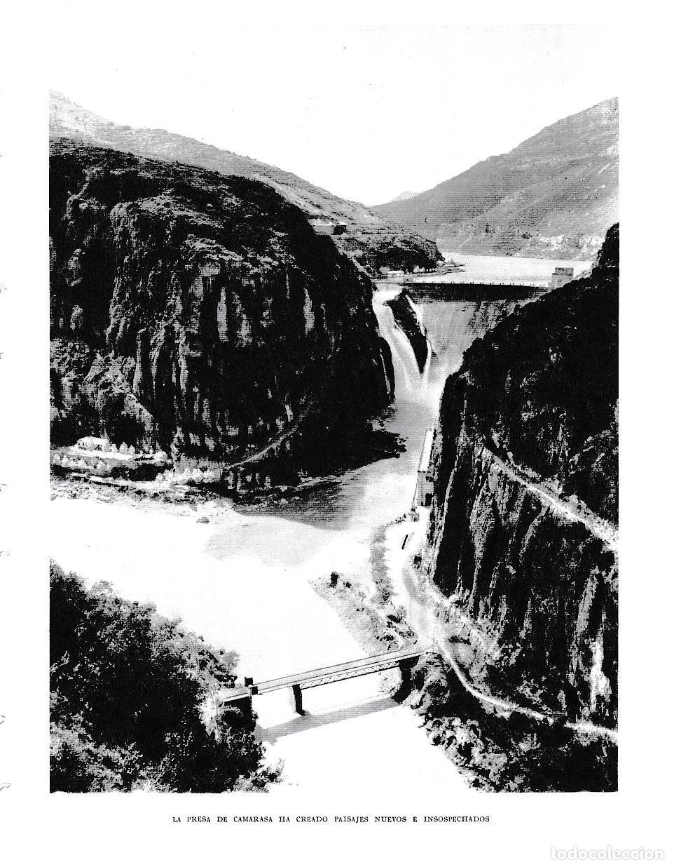 Postales: LAMINA 6488: La presa de Camarasa y sus nuevos paisajes - Jose Pla