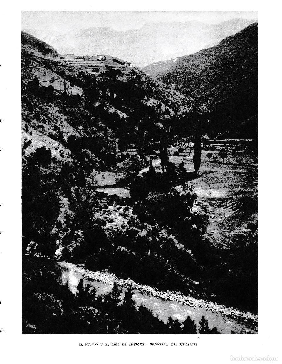 Postkarten: LAMINA 6470: Pueblo y paso de Argesel frontera del Urgellet - Jose Pla