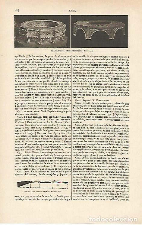 Postales: LAMINA ESPASA 14676: Caja de brasero - Varios