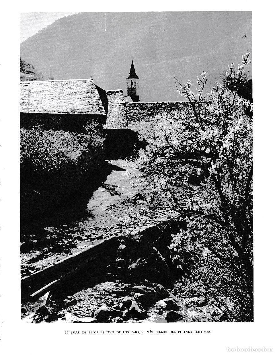Cartoline: LAMINA 6498: El Valle de Espot paraje mas bello del Pirineo Leridano - Jose Pla