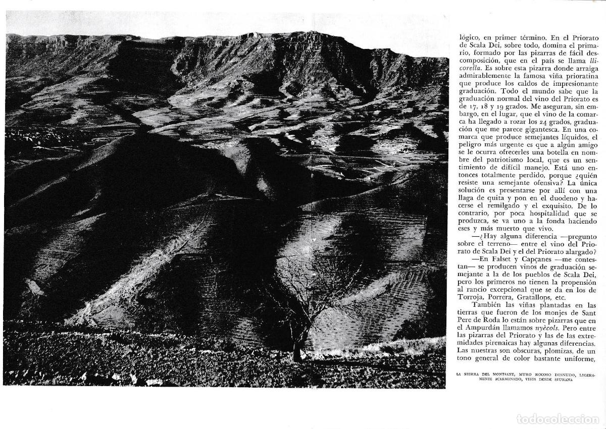 Postcards: LAMINA 6530: La sierra de Montsant visto desde Siurana - Jose Pla