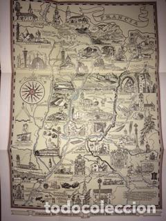 Postcards: LAMINA 6570: Mapa itinerario VII - Jose Pla