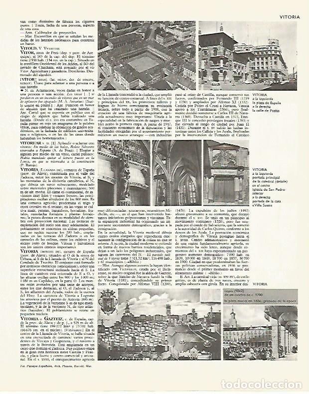 Postkarten: LAMINA LAROUSSE 70076: Vistas de Vitoria - Varios