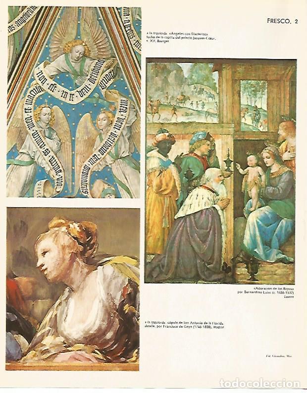 Postkarten: LAMINA LAROUSSE 70089: Frescos en Madrid y Paris - Varios