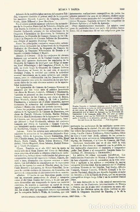 Postcards: LAMINA ESPASA 21837: Rosita Segovia y Antonio en el London Coliseum en 1958 - Varios