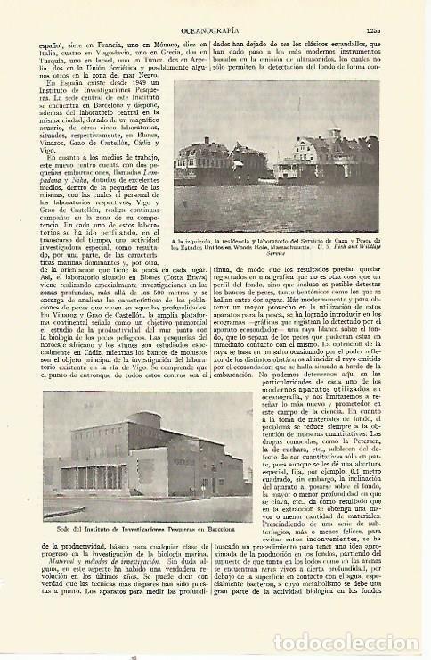 Cartes Postales: LAMINA ESPASA 21842: Instituto de Investigaciones Pesqueras en Barcelona - Varios