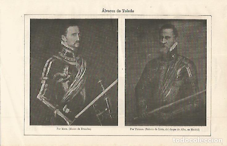 Cartoline: LAMINA ESPASA 11289: Alvarez de Toledo por Tiziano y por Moro - Varios