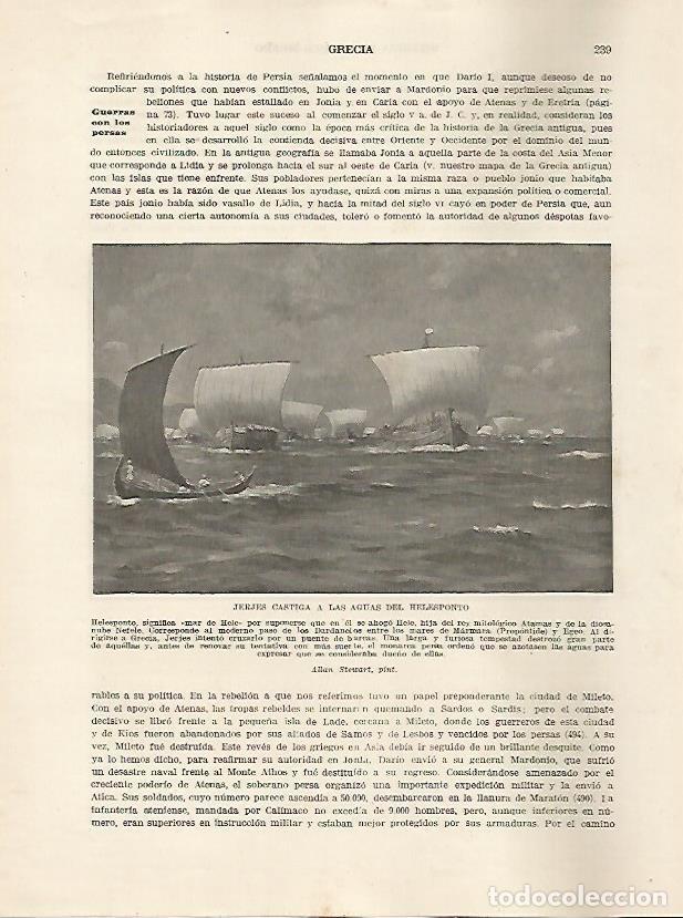 Postales: LAMINA 5148: Jerjes en el Helesponto - Guillermo de Boladeres