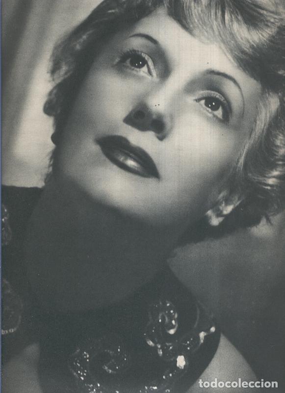 Postales: Poster Ficha de Isa Miranda - Varios - Foto 1