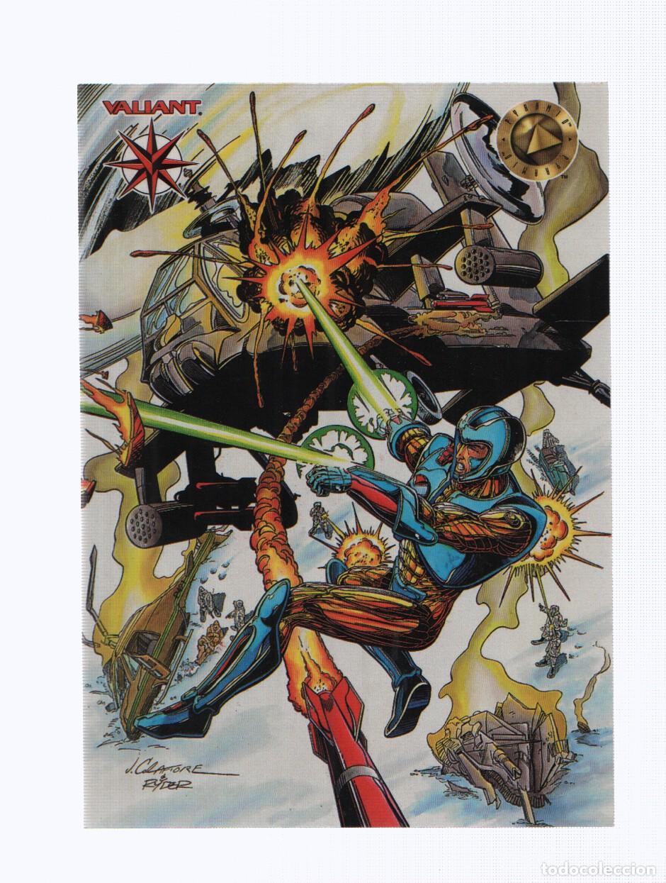 Postcards: Trading Cards: VALIANT, Serie ERA II, Numero 157: X-O MANOWAR (Valiant 1994) - VARIOS