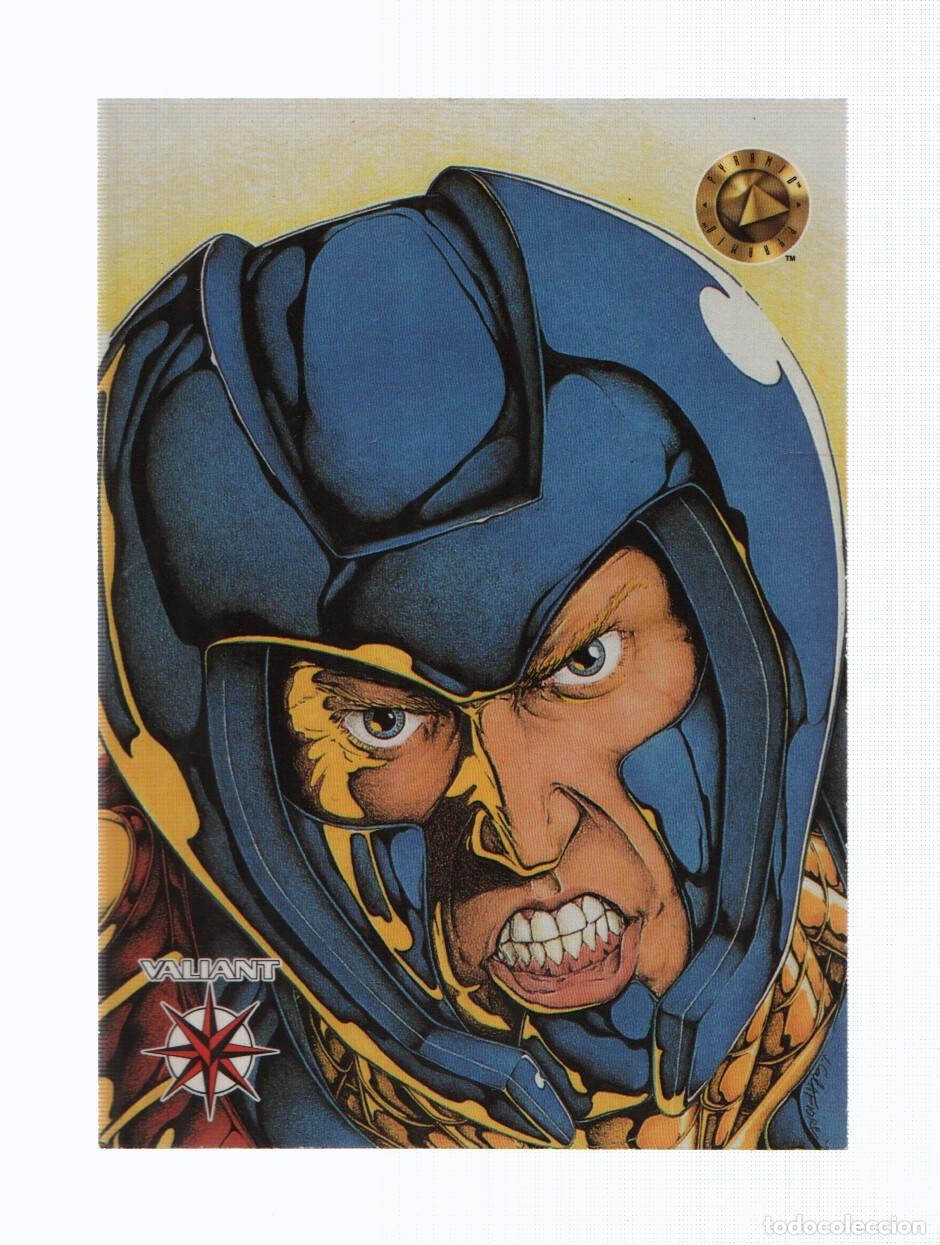 Postcards: Trading Cards: VALIANT, Serie ERA II, Numero 163: X-O MANOWAR (Valiant 1994) - VARIOS