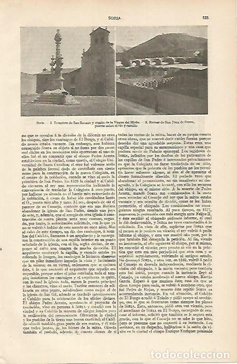 Postkarten: LAMINA ESPASA 7474: Vistas de Soria - Varios