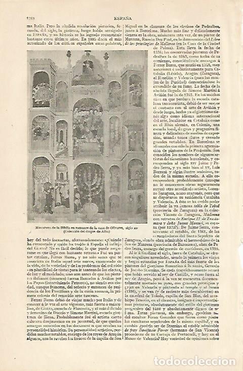 Postales: LAMINA ESPASA 10381: Miniatura de la Biblia de la casa de Olivares - Varios