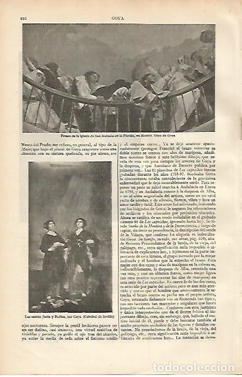 Postcards: LAMINA ESPASA 2149: Frescos pintados por Goya - Varios Autores