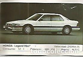 Postales: CROMO 313 ALBUM COCHES MOTOR 16: HONDA LEGEND V6xi - Varios