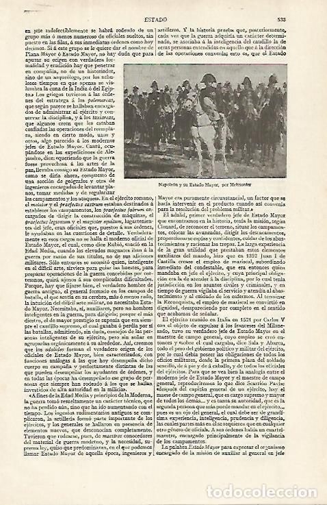 Cartoline: LAMINA ESPASA 16301: Napoleon y su Estado Mayor por Meissonier - Varios